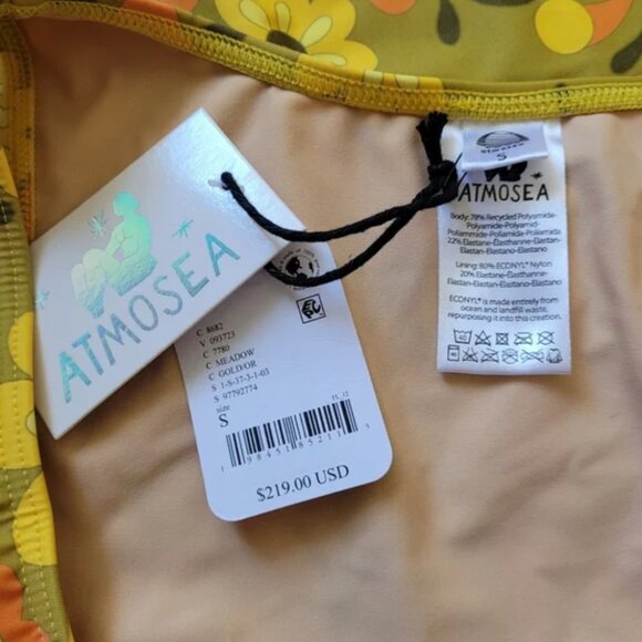 Free People Atmosea Surf Swim One Piece Floral Suit size S - Picture 7 of 7